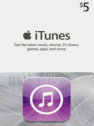 Apple iTunes Gift Card 5 USD - iTunes Key - United States   - Apple [Email/Instant Delivery]