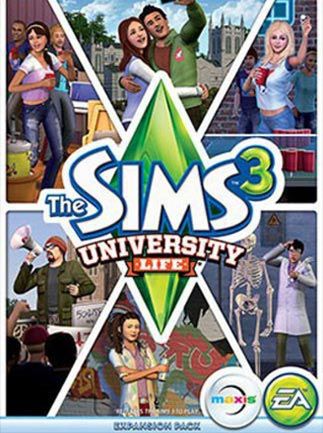 The Sims 3 University Life Origin Key GLOBAL   - Origin [Email/Instant Delivery]