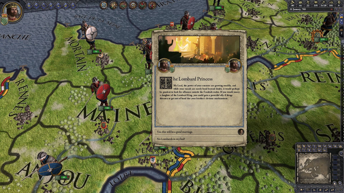 Crusader Kings II - Charlemagne Steam Key GLOBAL   - Paradox Interactive [Email/Instant Delivery]