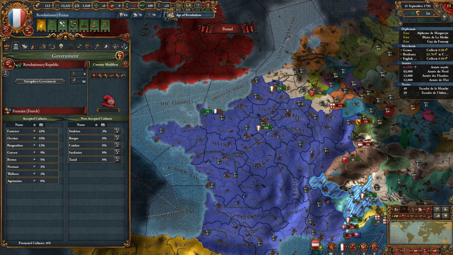 Europa Universalis IV: Emperor (PC) - Steam Key - GLOBAL   - Steam [Email/Instant Delivery]