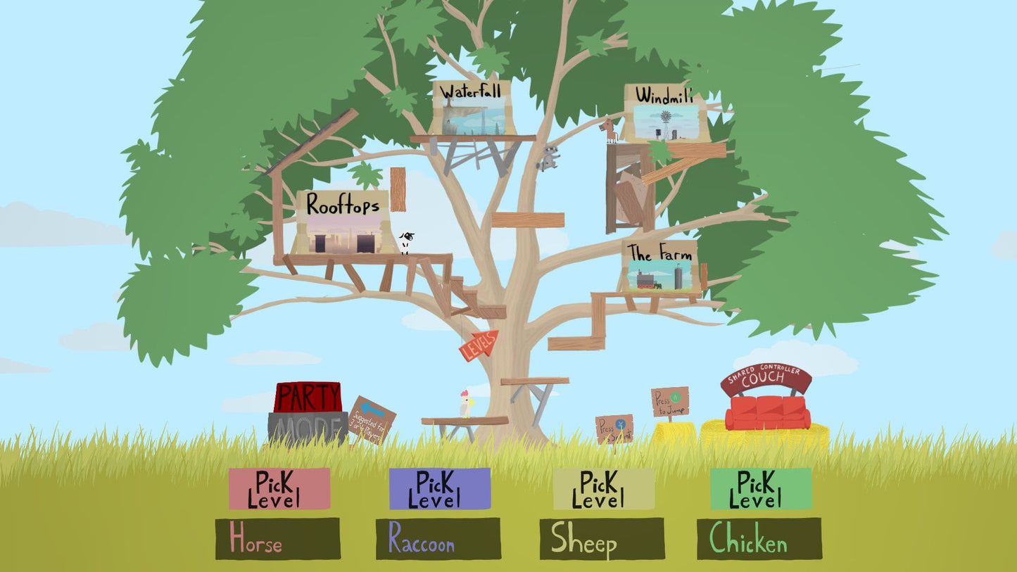 Ultimate Chicken Horse Steam Key GLOBAL   - Clever Endeavour Games [Email/Instant Delivery]