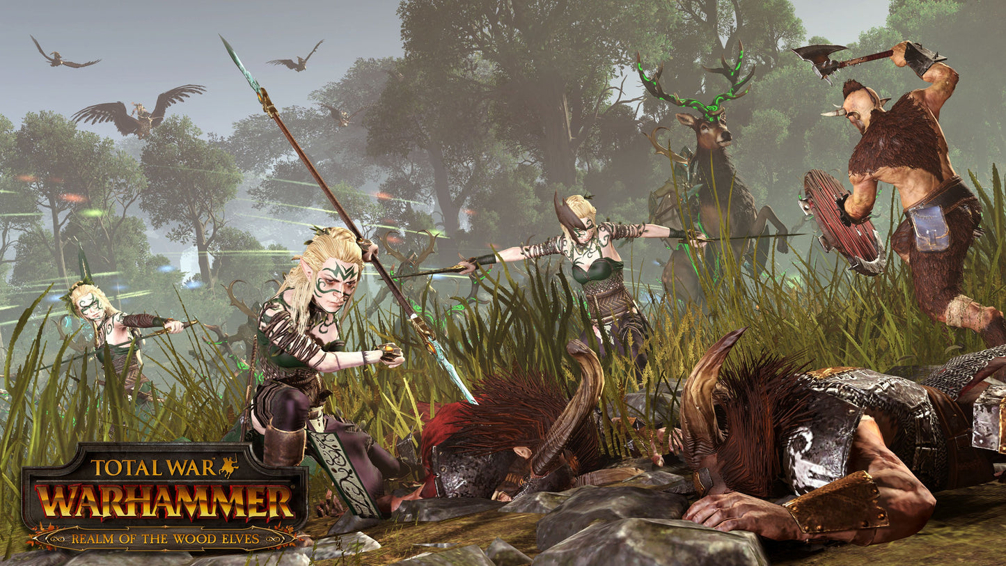 Total War: WARHAMMER - The Realm of the Wood Elves Key Steam GLOBAL   - Feral Interactive (Linux) [Email/Instant Delivery]