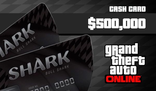 Grand Theft Auto Online: Bull Shark Cash Card 500 000 PC Rockstar Key GLOBAL Rockstar Games Launcher -  - Rockstar Games Launcher [Email/Instant Delivery]