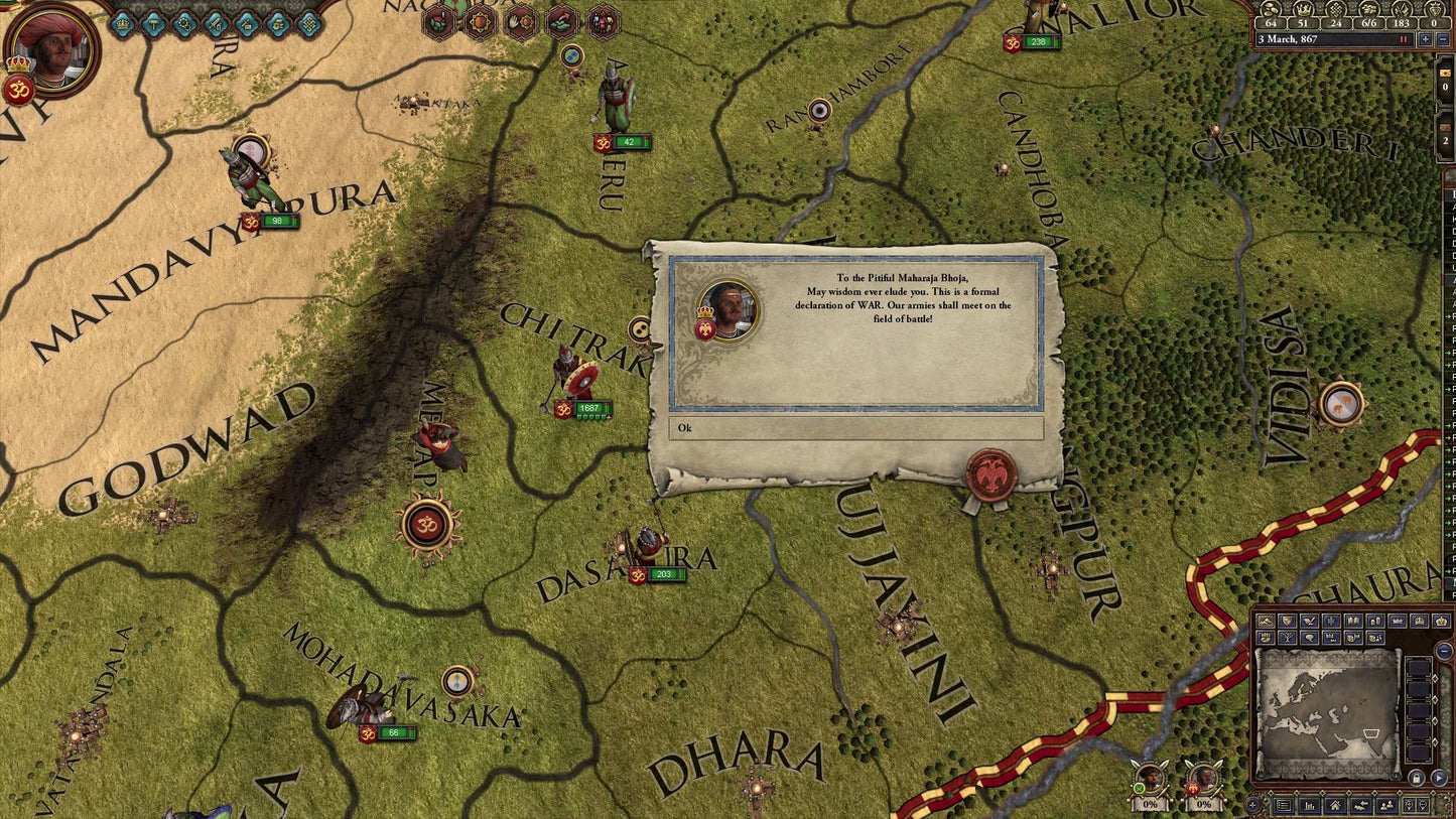 Crusader Kings II - Rajas of India Steam Key GLOBAL   - Paradox Interactive [Email/Instant Delivery]