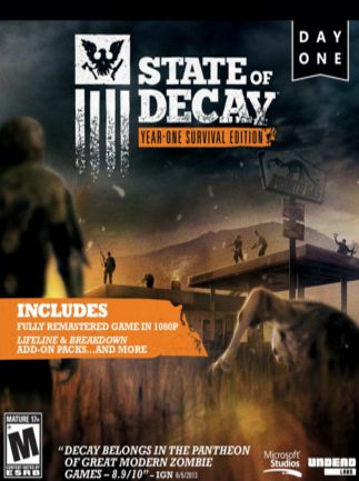 State of Decay: YOSE Day One Edition Steam Key GLOBAL   - Microsoft Studios [Email/Instant Delivery]