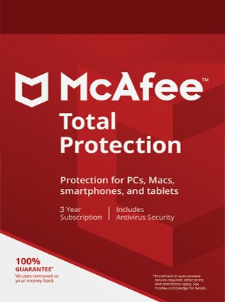 McAfee Total Protection 1 Device 3 Years Multidevice Key GLOBAL McAfee - PC -  - McAfee - PC [Email/Instant Delivery]