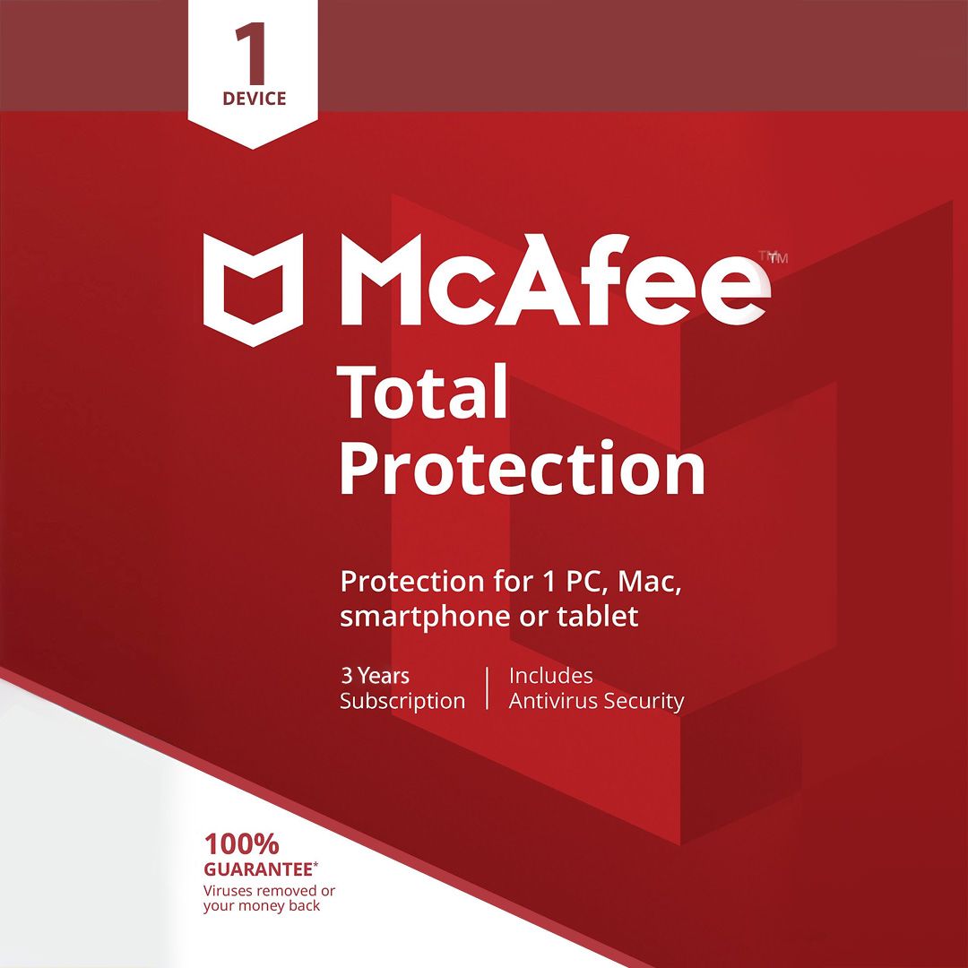 McAfee Total Protection 1 Device 3 Years Multidevice Key GLOBAL McAfee - PC -  - McAfee - PC [Email/Instant Delivery]