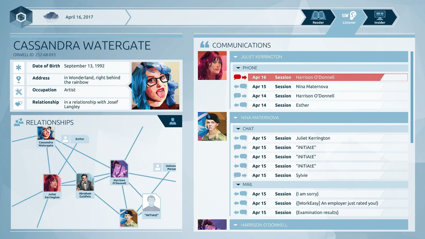 Orwell: Keeping an Eye On You Steam Key GLOBAL   - Surprise Attack [Email/Instant Delivery]