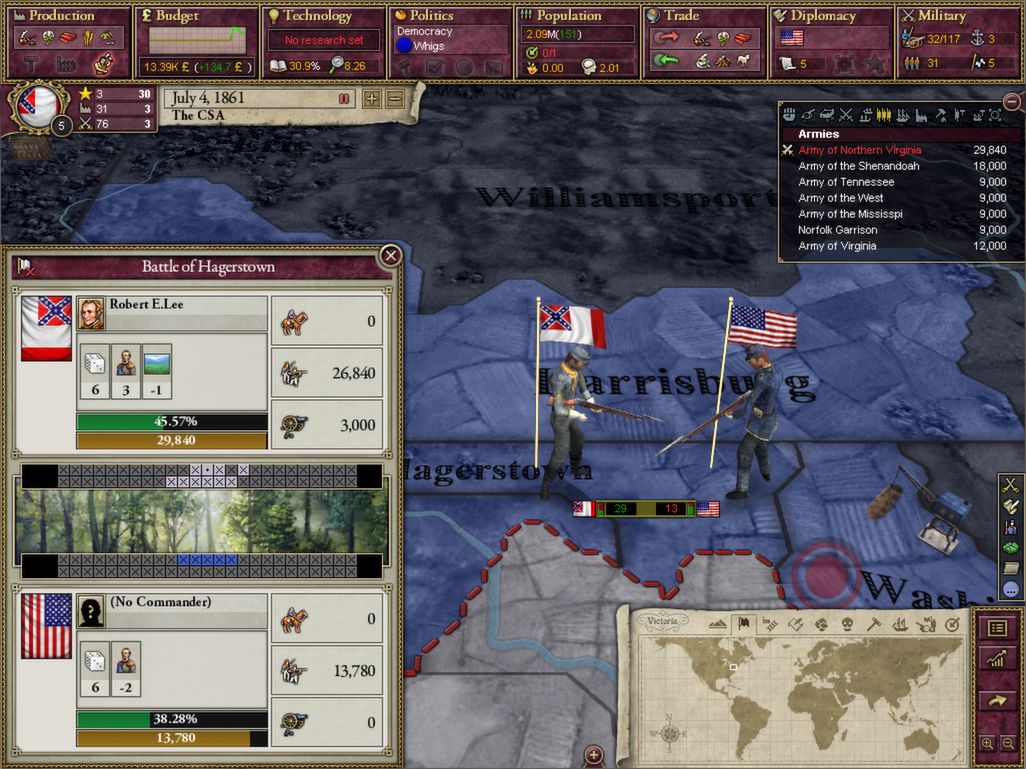 Victoria II: A House Divided Steam Key GLOBAL   - Paradox Interactive [Email/Instant Delivery]