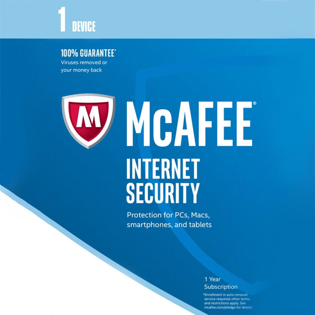 McAfee Internet Security 1 Device 1 Year Key GLOBAL McAfee - PC -  - McAfee - PC [Email/Instant Delivery]