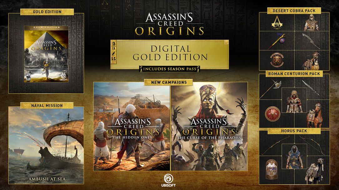 Assassin's Creed Origins Gold Edition - Ubisoft Connect - EUROPE UbisoftConnect -  - Ubisoft [Email/Instant Delivery]