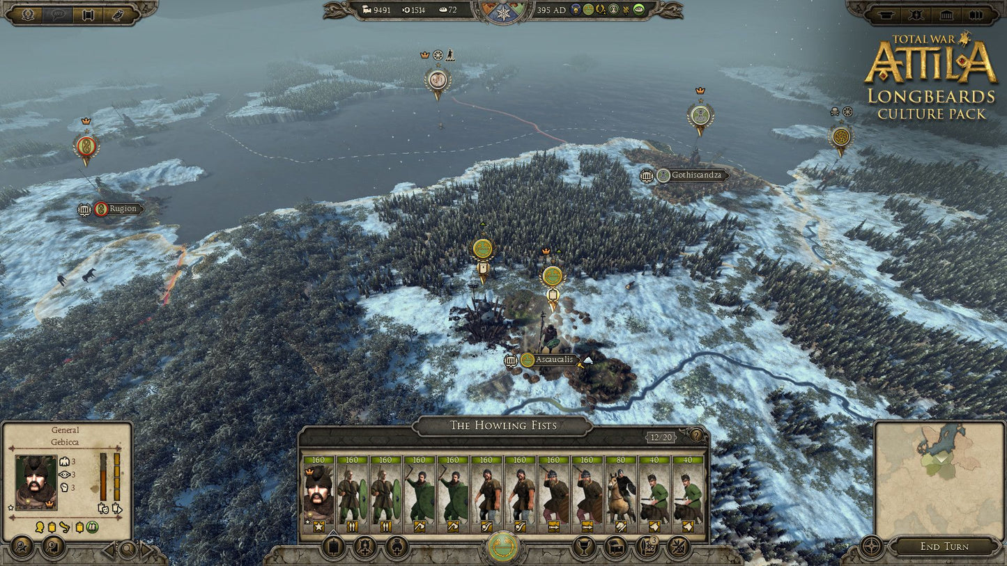 Total War: ATTILA - Longbeards Culture Pack Steam Key GLOBAL   - SEGA [Email/Instant Delivery]