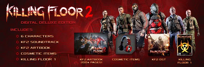 Killing Floor 2 Digital Deluxe Edition - Steam - Key GLOBAL   - Steam [Email/Instant Delivery]