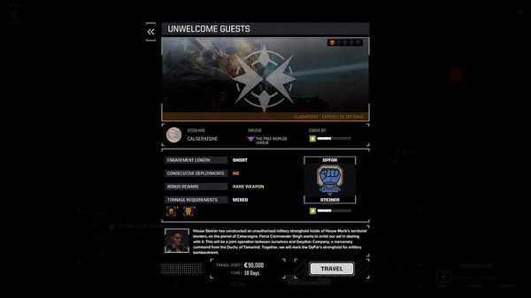 BATTLETECH Flashpoint Steam Key GLOBAL   - Steam [Email/Instant Delivery]