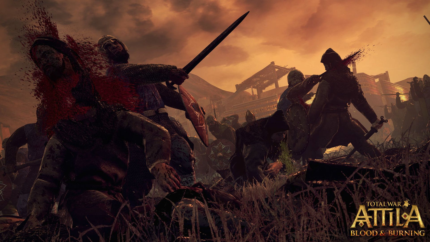 Total War: ATTILA - Blood and Burning Steam Key GLOBAL   - SEGA [Email/Instant Delivery]