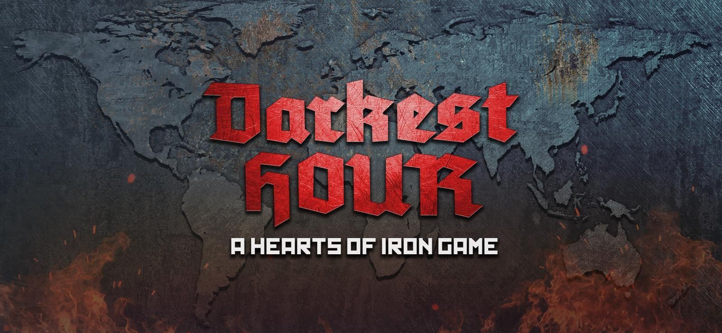 Darkest Hour: A Hearts of Iron Game Steam Key GLOBAL   - Paradox Interactive [Email/Instant Delivery]