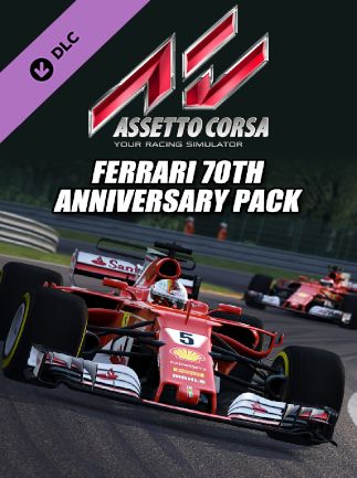 Assetto Corsa - Ferrari 70th Anniversary Pack Steam Key GLOBAL   - Steam [Email/Instant Delivery]