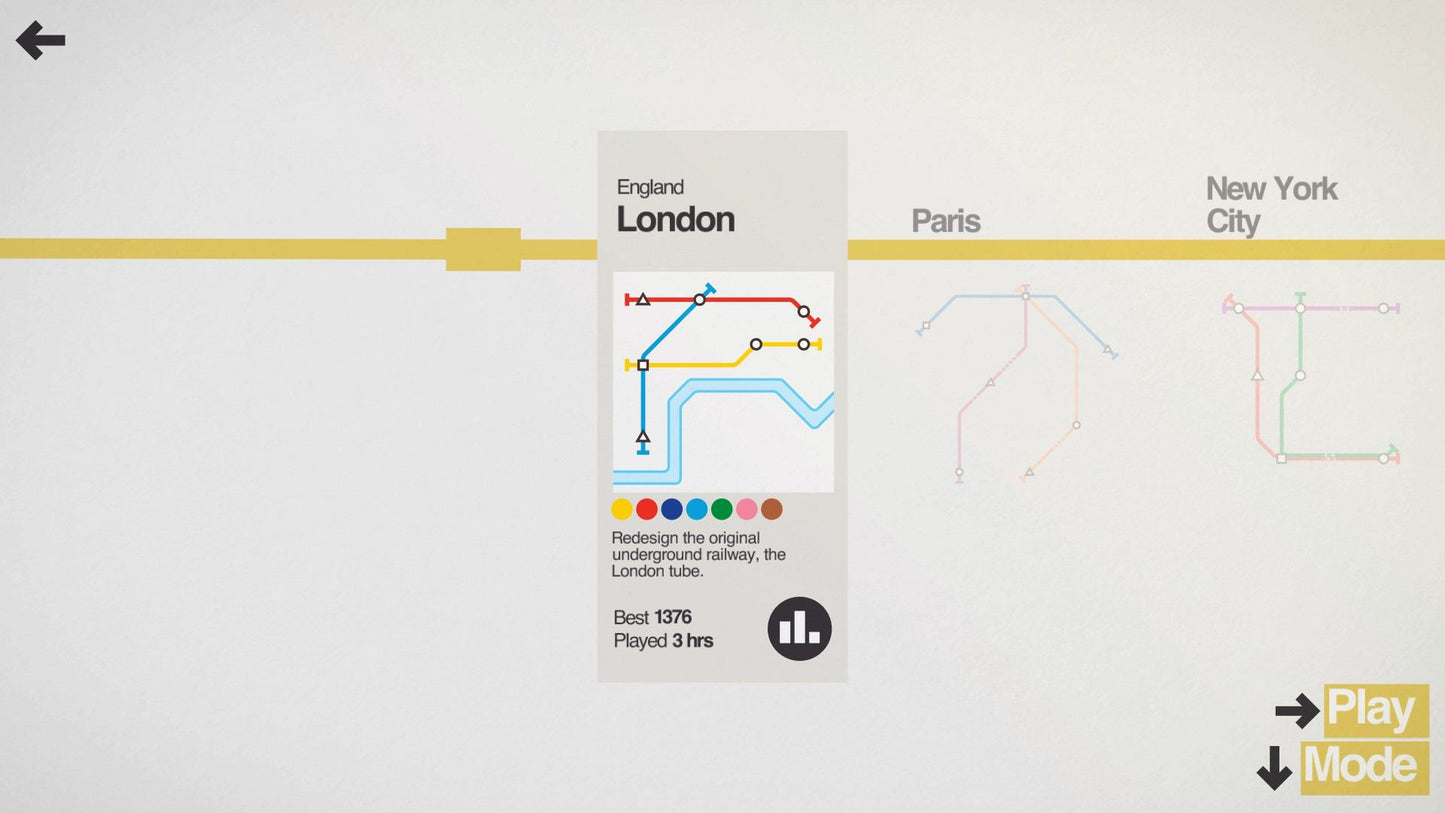 Mini Metro Steam Key GLOBAL   - Dinosaur Polo Club [Email/Instant Delivery]