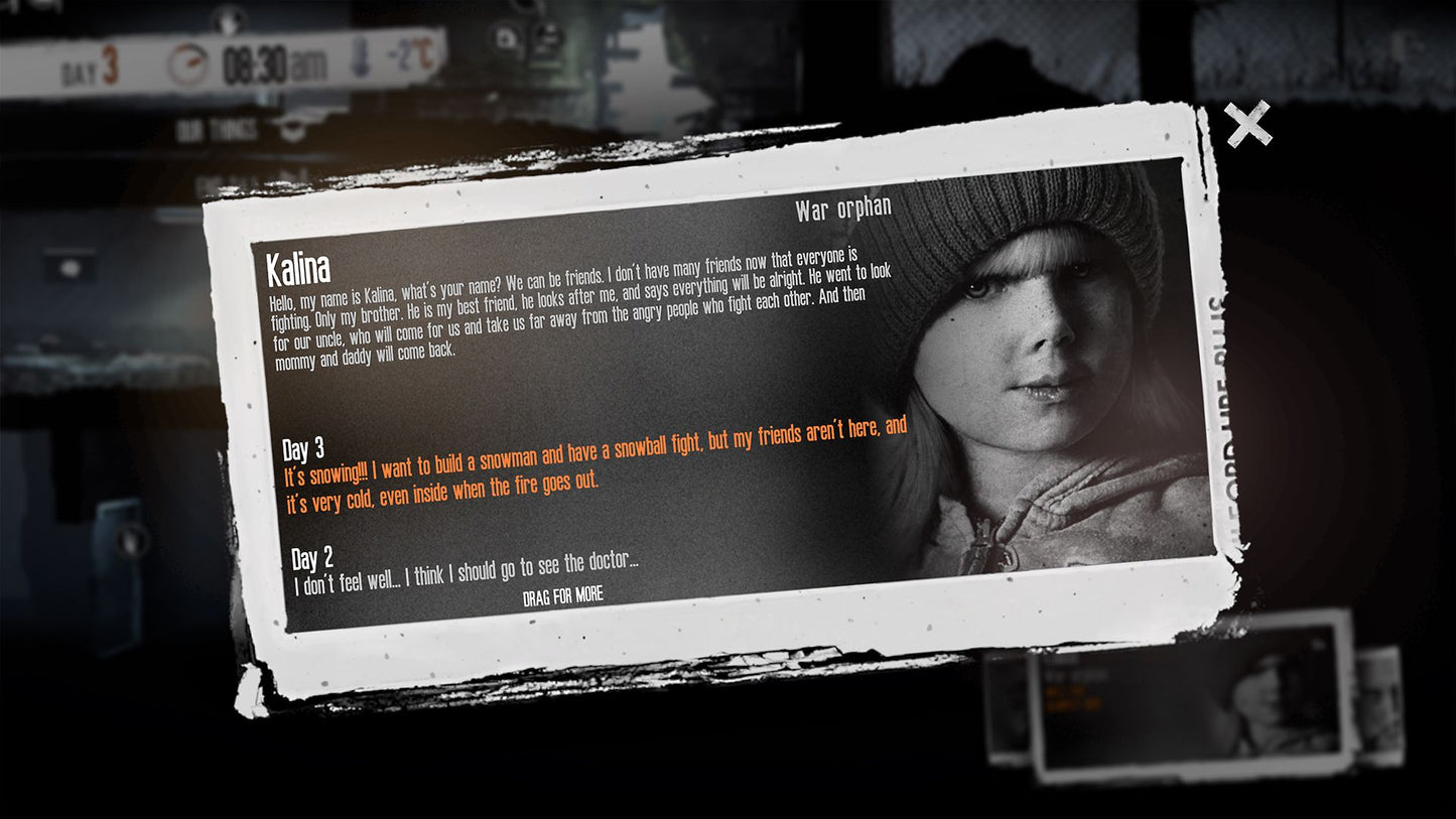 This War of Mine - The Little Ones Key Steam GLOBAL   - 11 bit studios [Email/Instant Delivery]
