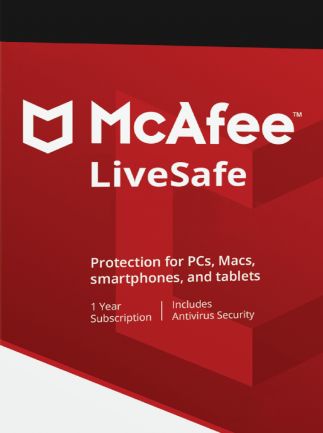 McAfee Livesafe 1 Device 1 Year Key GLOBAL McAfee - PC -  - McAfee - PC [Email/Instant Delivery]