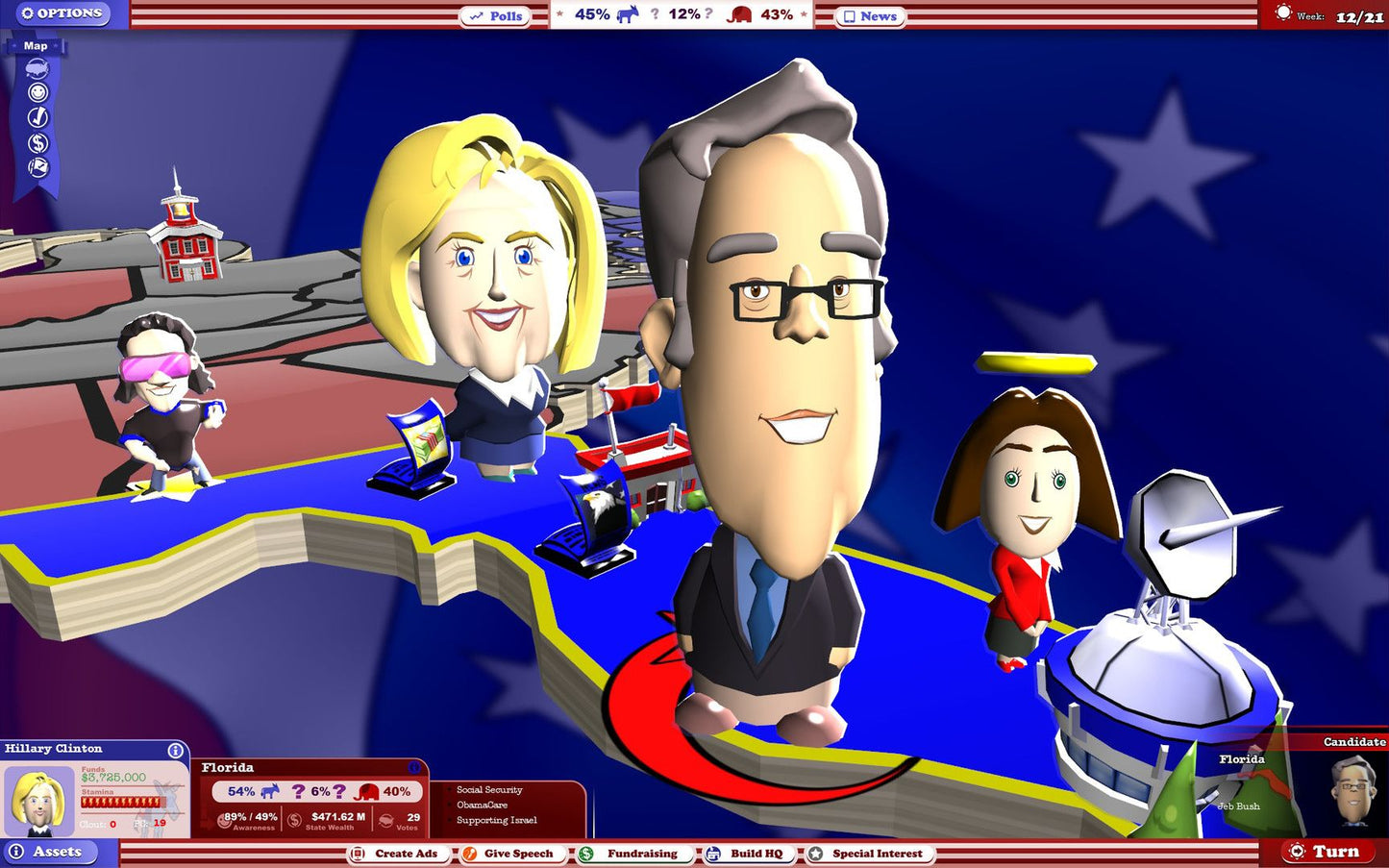The Political Machine 2016 Steam Key GLOBAL   - Stardock Entertainment [Email/Instant Delivery]