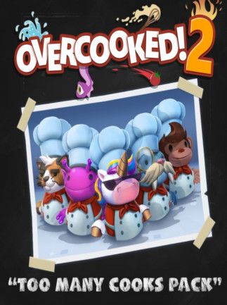 Overcooked! 2 - Too Many Cooks Pack Steam Key GLOBAL   - Steam [Email/Instant Delivery]
