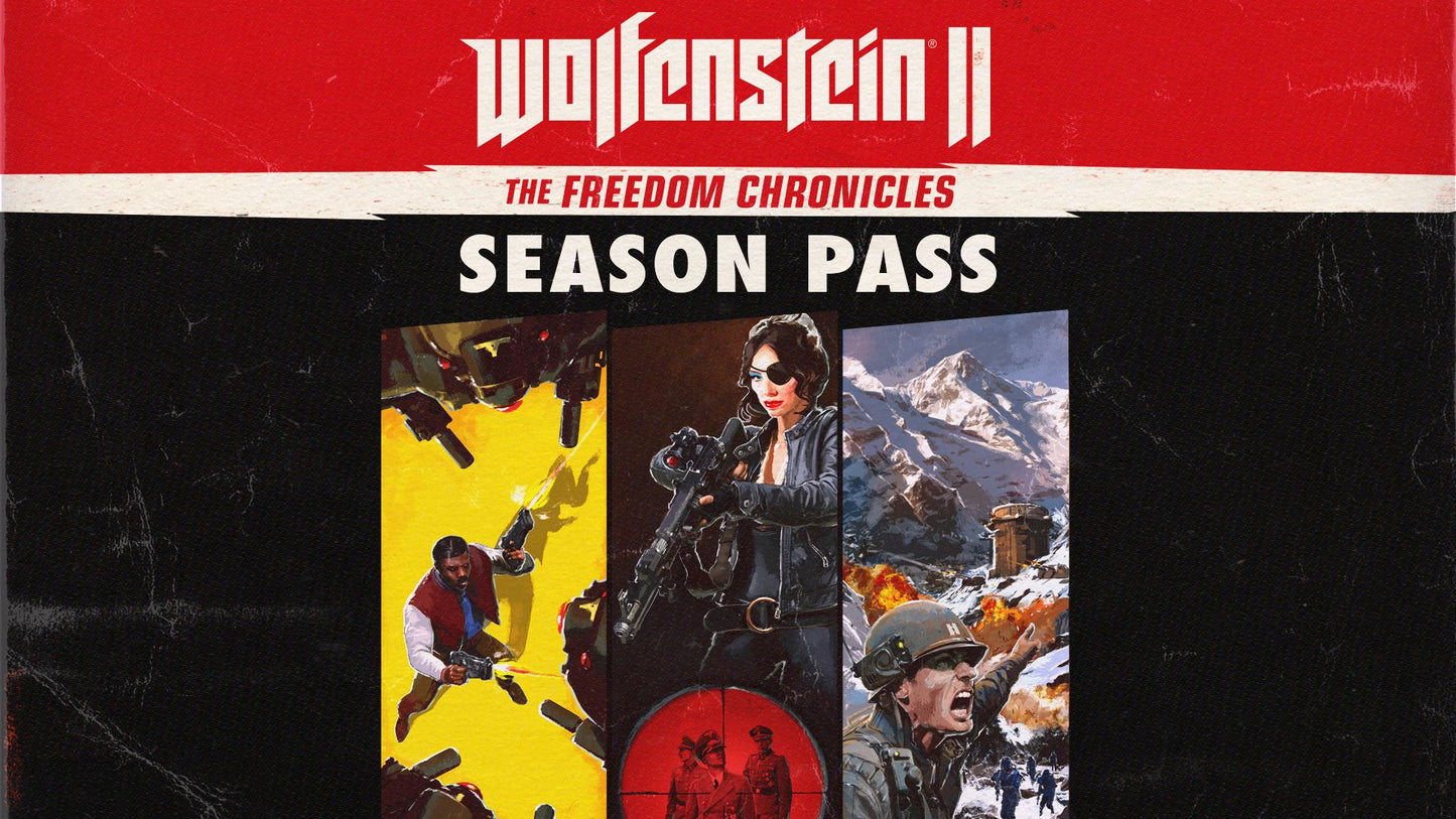 Wolfenstein II: The Freedom Chronicles - Season Pass PC Steam Key GLOBAL   - Bethesda Softworks [Email/Instant Delivery]