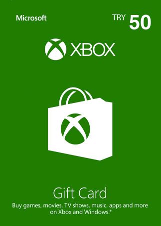 Xbox Live Gift Card 50 TRY - Turkey   - Xbox Live [Email/Instant Delivery]