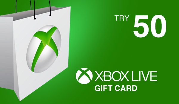 Xbox Live Gift Card 50 TRY - Turkey   - Xbox Live [Email/Instant Delivery]