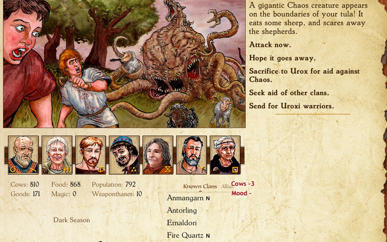 King of Dragon Pass Steam Key GLOBAL   - HeroCraft [Email/Instant Delivery]