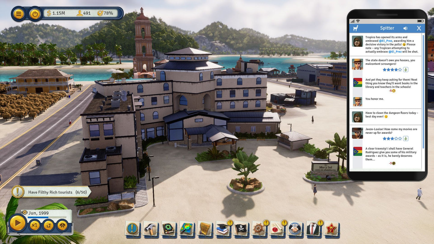 Tropico 6 - Spitter (PC) - Steam Key - GLOBAL   - Steam [Email/Instant Delivery]