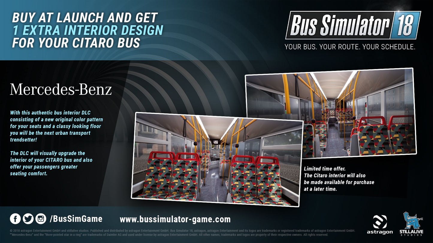Bus Simulator 18 Steam Key EUROPE   - Steam [Email/Instant Delivery]