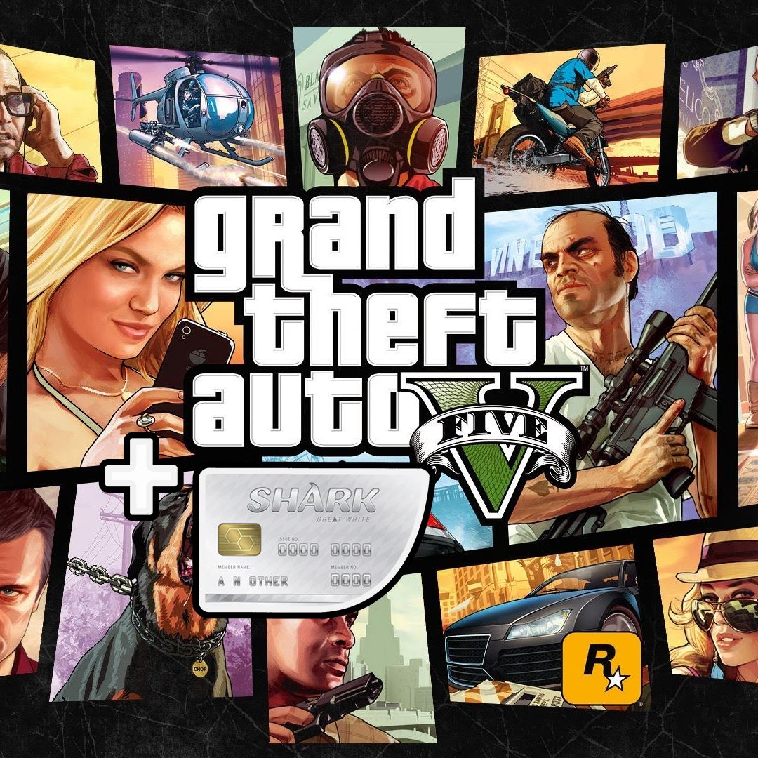 Grand Theft Auto V + Whale Shark Cash Card Rockstar Key GLOBAL Rockstar Games Launcher -  - Rockstar Games Launcher [Email/Instant Delivery]