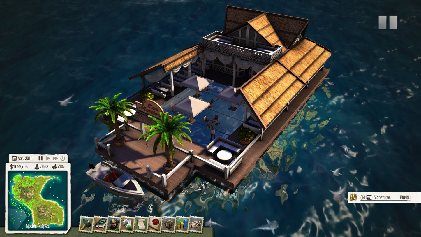 Tropico 5 - Waterborne Steam Key GLOBAL   - Kalypso Media Digital [Email/Instant Delivery]