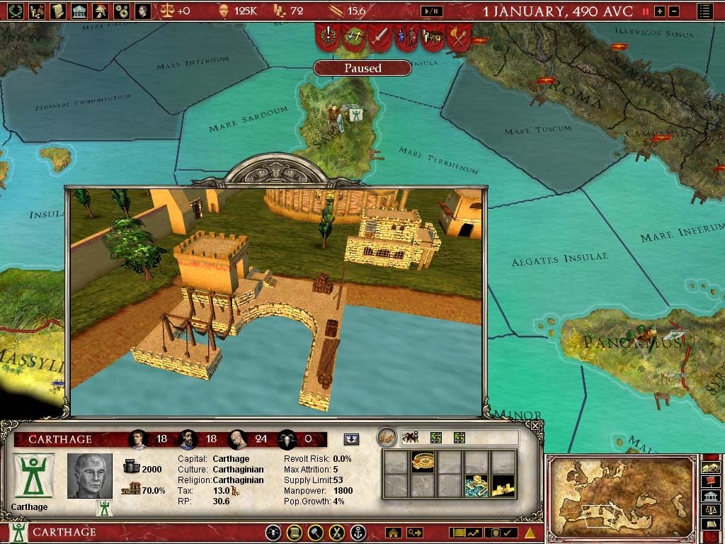 Europa Universalis: Rome Gold Steam Key GLOBAL   - Paradox Interactive [Email/Instant Delivery]