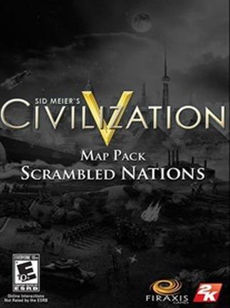 Sid Meier's Civilization V: Scrambled Nations Map Pack Steam Key GLOBAL   - 2K Games [Email/Instant Delivery]