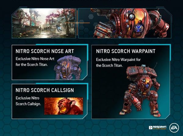 Titanfall 2 - Nitro Scorch Pack Key Origin GLOBAL   - Origin [Email/Instant Delivery]