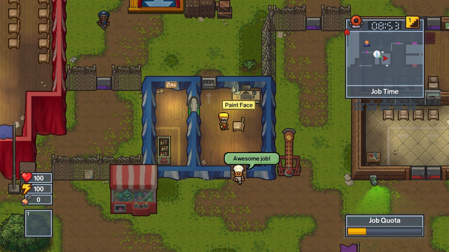 The Escapists 2 - Big Top Breakout Steam Key GLOBAL   - Mouldy Toof Studios [Email/Instant Delivery]