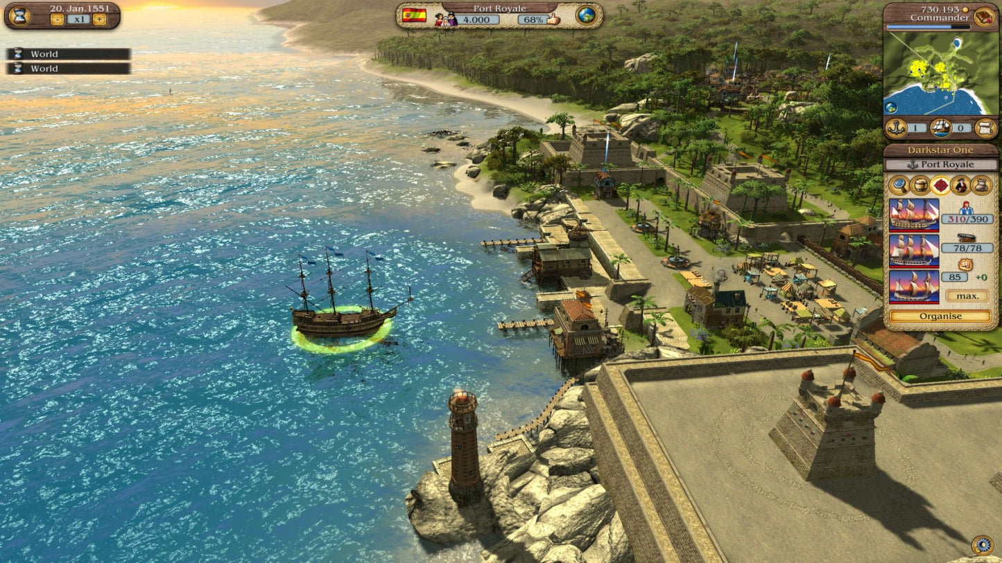 Port Royale 3: New Adventures Steam Key GLOBAL   - Kalypso Media Digital [Email/Instant Delivery]