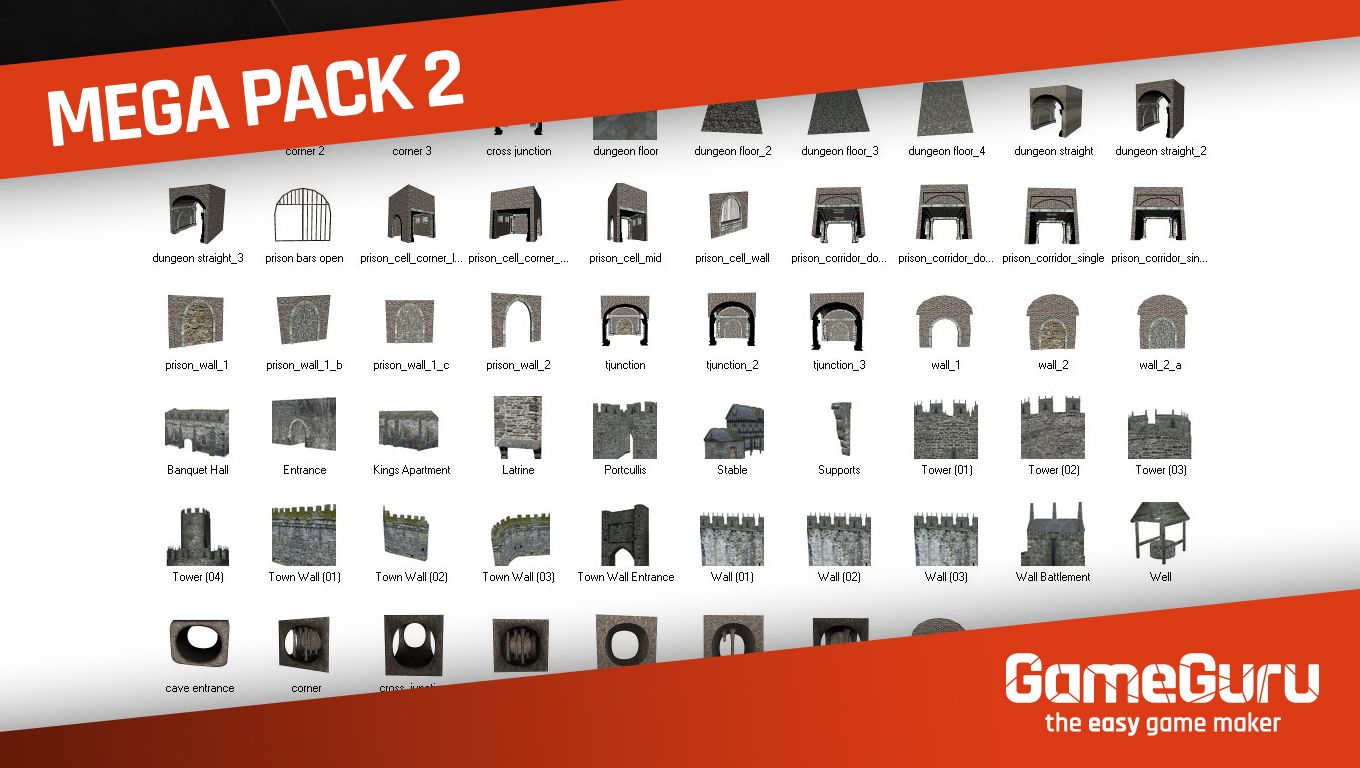 GameGuru - Mega Pack 2 Steam Key GLOBAL   - The Game Creators [Email/Instant Delivery]