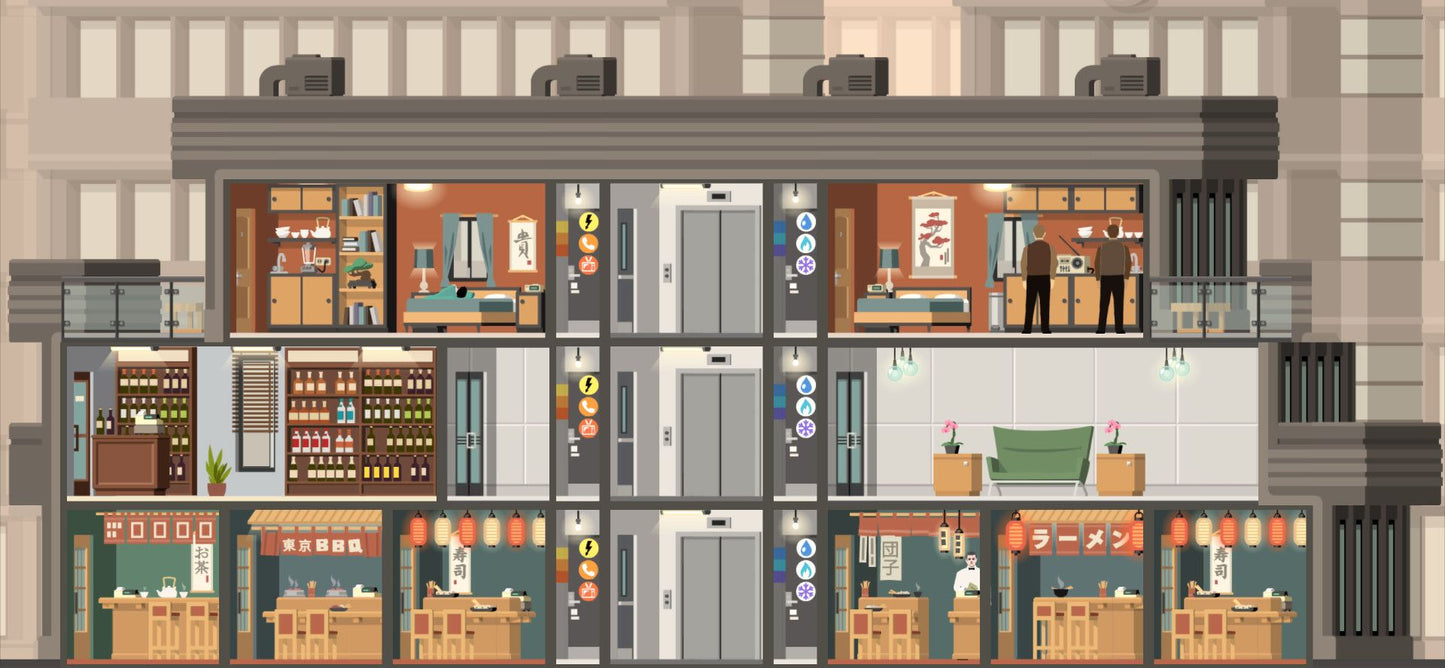 Project Highrise: Tokyo Towers Key Steam PC GLOBAL   - Kasedo Games [Email/Instant Delivery]
