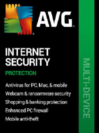 AVG Internet Security (PC, Android, Mac) - 10 Devices, 1 Year - Key - GLOBAL Android - Mobile -  - Android - Mobile [Email/Instant Delivery]