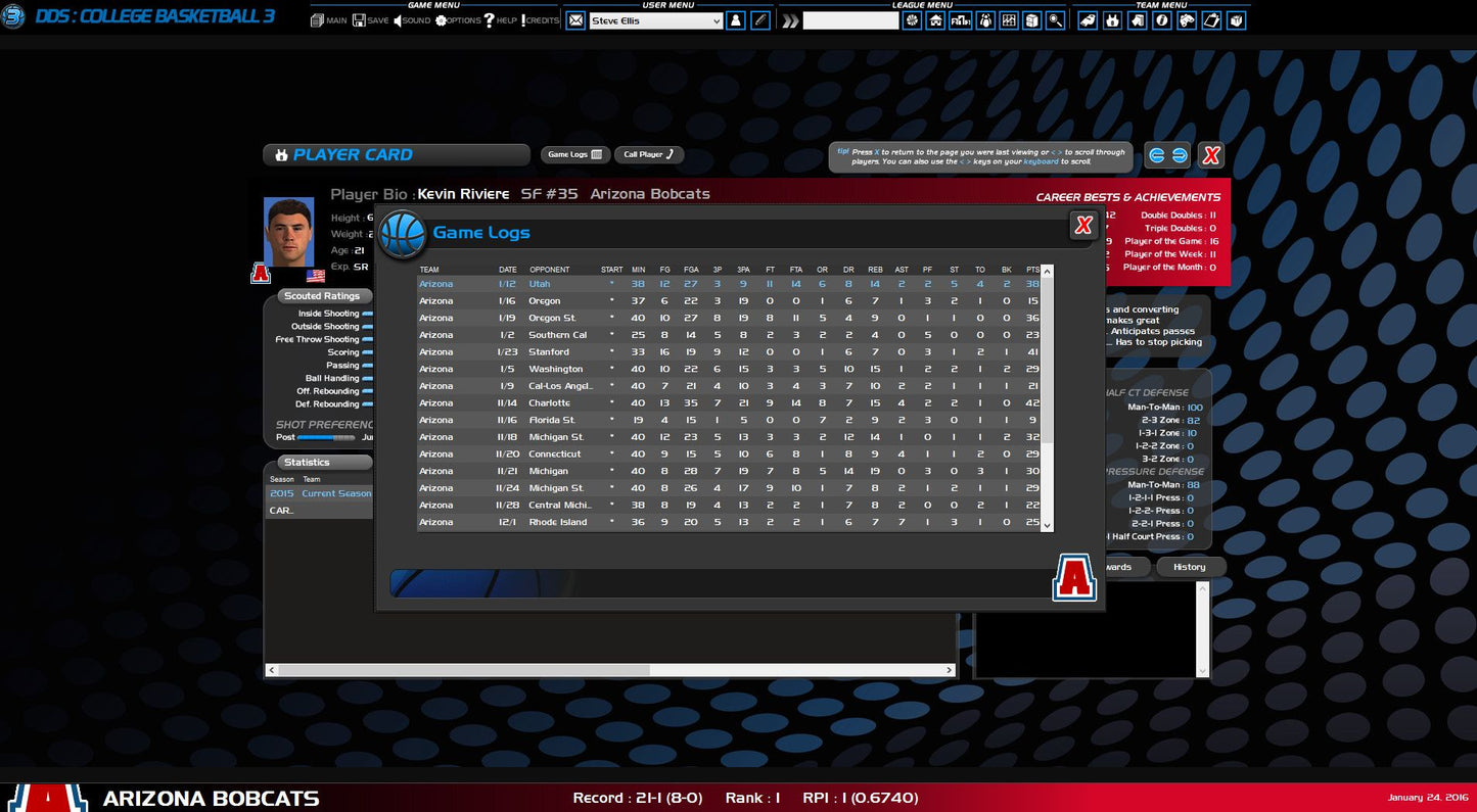 Draft Day Sports College Basketball 3 Steam Key GLOBAL   - Viva Media [Email/Instant Delivery]