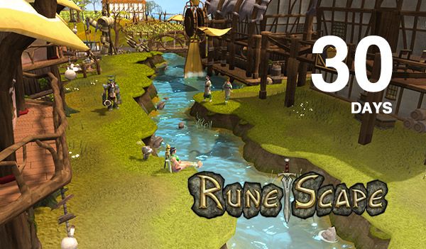 RuneScape Membership Timecard 30 Days (PC) - Runescape Key - Europe   - PC [Email/Instant Delivery]