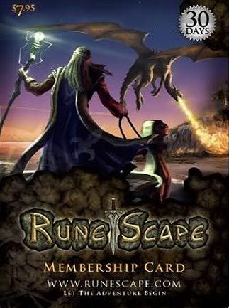 RuneScape Membership Timecard 30 Days (PC) - Runescape Key - Europe   - PC [Email/Instant Delivery]