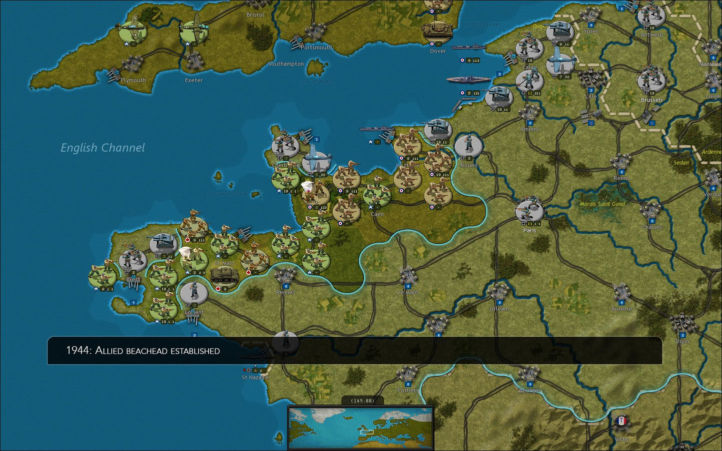 Strategic Command WWII: War in Europe Steam Key GLOBAL   - Matrix Games [Email/Instant Delivery]