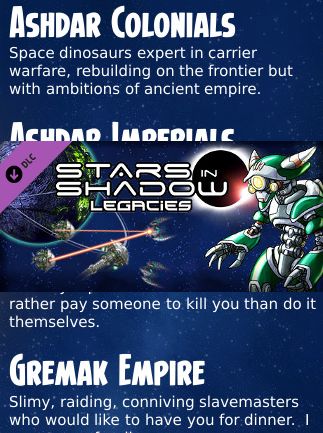Stars in Shadow: Legacies Steam Key GLOBAL   - Steam [Email/Instant Delivery]