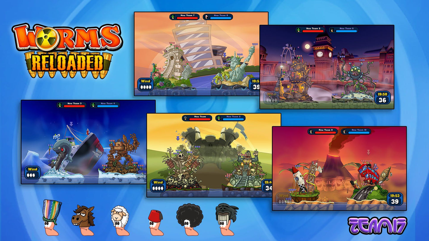Worms Reloaded: The ''Pre-order Forts and Hats'' Pack Steam Key GLOBAL   - Team17 Digital Ltd [Email/Instant Delivery]