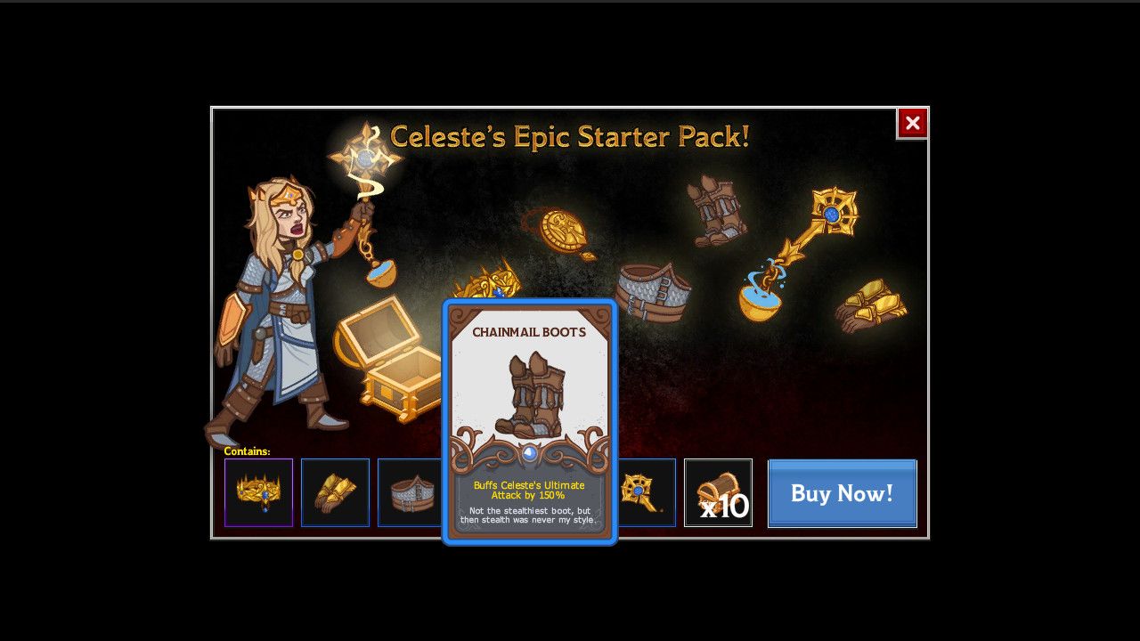 Idle Champions of the Forgotten Realms - Celeste's Starter Pack Steam Key GLOBAL   - Codename Entertainment Inc. [Email/Instant Delivery]