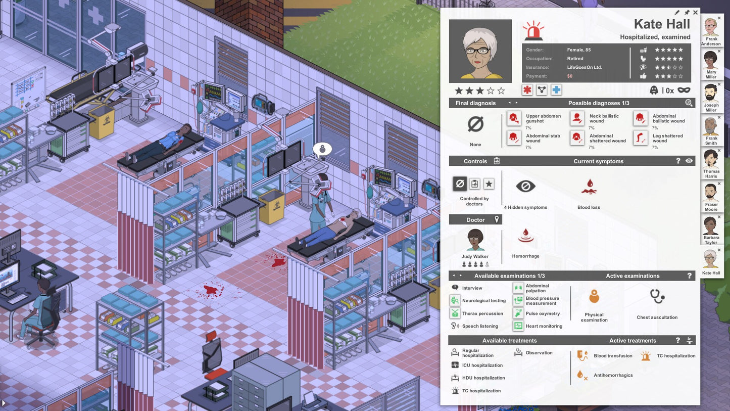 Project Hospital - Traumatology Department (PC) - Steam Gift - GLOBAL  [Email/Instant Delivery]